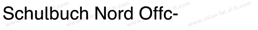Schulbuch Nord Offc字体转换